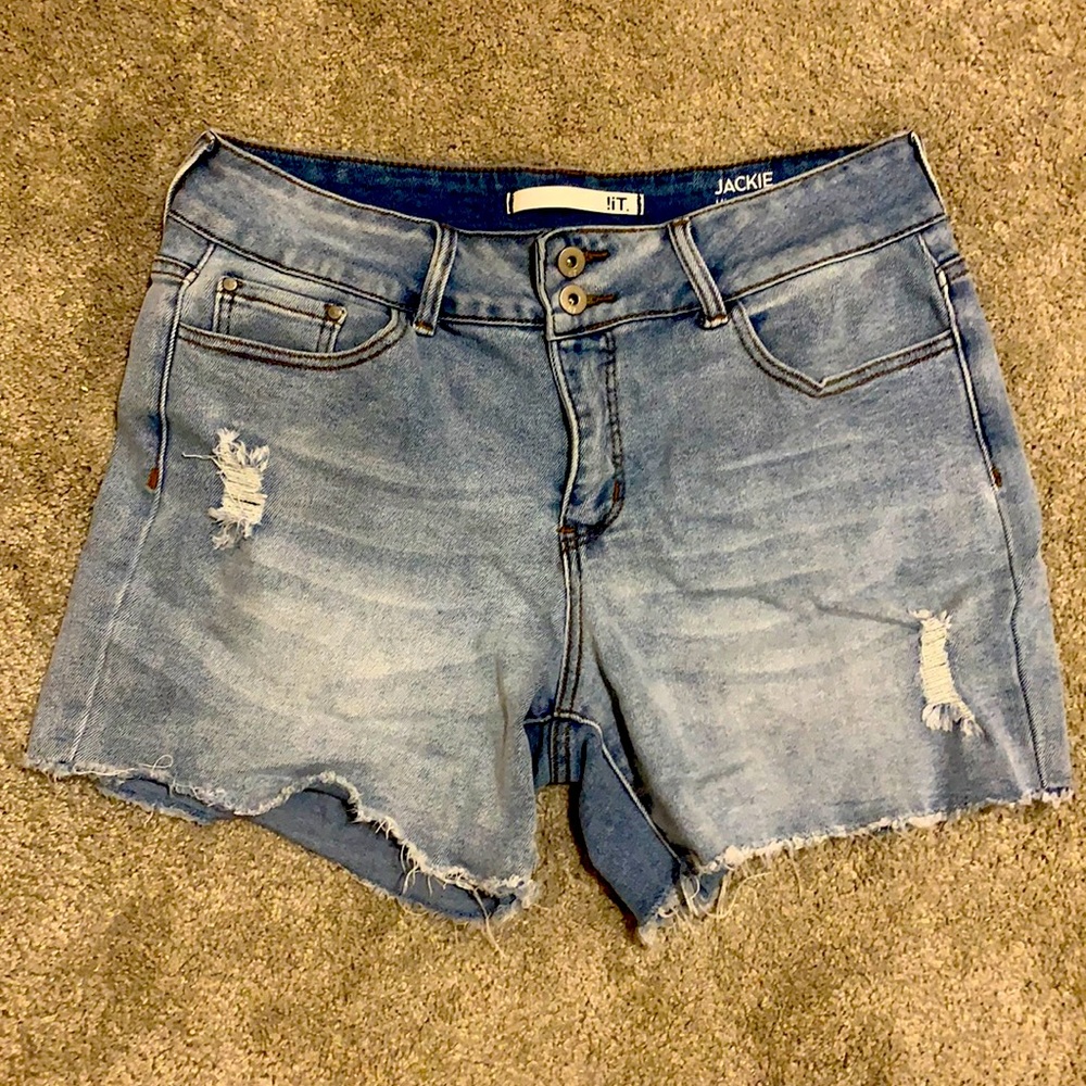 JACKIE High Rise Straight Shorts